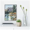 Picture of Marvel Lake  _GroupedProduct_Rectangle_Portrait_Canvas_Framed_