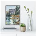Picture of Marvel Lake  _GroupedProduct_Rectangle_Portrait_Canvas_Framed_