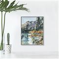 Picture of Marvel Lake  _GroupedProduct_Rectangle_Portrait_Canvas_Framed_
