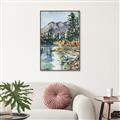 Picture of Marvel Lake  _GroupedProduct_Rectangle_Portrait_Canvas_Framed_