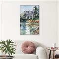 Picture of Marvel Lake  _GroupedProduct_Rectangle_Portrait_Canvas_Framed_