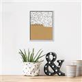 Picture of Mid Century Abstract Taupe _GroupedProduct_Rectangle_Portrait_Canvas_Framed_