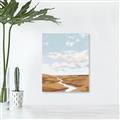 Picture of Desert Landscape Creek  _GroupedProduct_Rectangle_Portrait_Unframed_Print_Only_