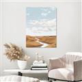 Picture of Desert Landscape Creek  _GroupedProduct_Rectangle_Portrait_Unframed_Print_Only_