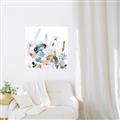 Picture of Light Blue Flowers I     _GroupedProduct_Square_Unframed_Print_Only_