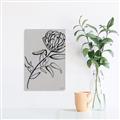 Picture of Gray Floral  _GroupedProduct_Rectangle_Portrait_Unframed_Print_Only_