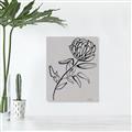Picture of Gray Floral  _GroupedProduct_Rectangle_Portrait_Unframed_Print_Only_