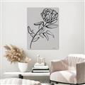 Picture of Gray Floral  _GroupedProduct_Rectangle_Portrait_Unframed_Print_Only_