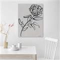 Picture of Gray Floral  _GroupedProduct_Rectangle_Portrait_Unframed_Print_Only_