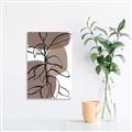 Picture of Brown Geo with Leaves I  _GroupedProduct_Rectangle_Portrait_Unframed_Print_Only_