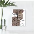Picture of Brown Geo with Leaves I  _GroupedProduct_Rectangle_Portrait_Unframed_Print_Only_