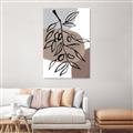 Picture of Brown Geo with Leaves II  _GroupedProduct_Rectangle_Portrait_Unframed_Print_Only_