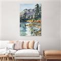 Picture of Marvel Lake  _GroupedProduct_Rectangle_Portrait_Unframed_Print_Only_