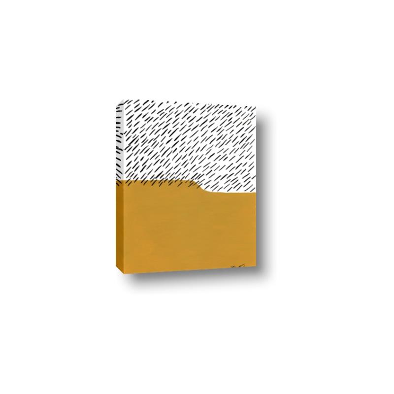 Picture of Mid Century Abstract Yellow _GroupedProduct_Rectangle_Portrait_Canvas_