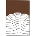 Picture of Mid Century Abstract Brown _GroupedProduct_Rectangle_Portrait_Canvas_