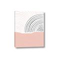 Picture of Mid Century Abstract Pink _GroupedProduct_Rectangle_Portrait_Canvas_