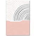 Picture of Mid Century Abstract Pink _GroupedProduct_Rectangle_Portrait_Canvas_