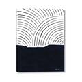 Picture of Mid Century Abstract Blue  _GroupedProduct_Rectangle_Portrait_Canvas_