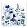 Picture of Ink Blue Flowers II  _GroupedProduct_Square_Canvas_