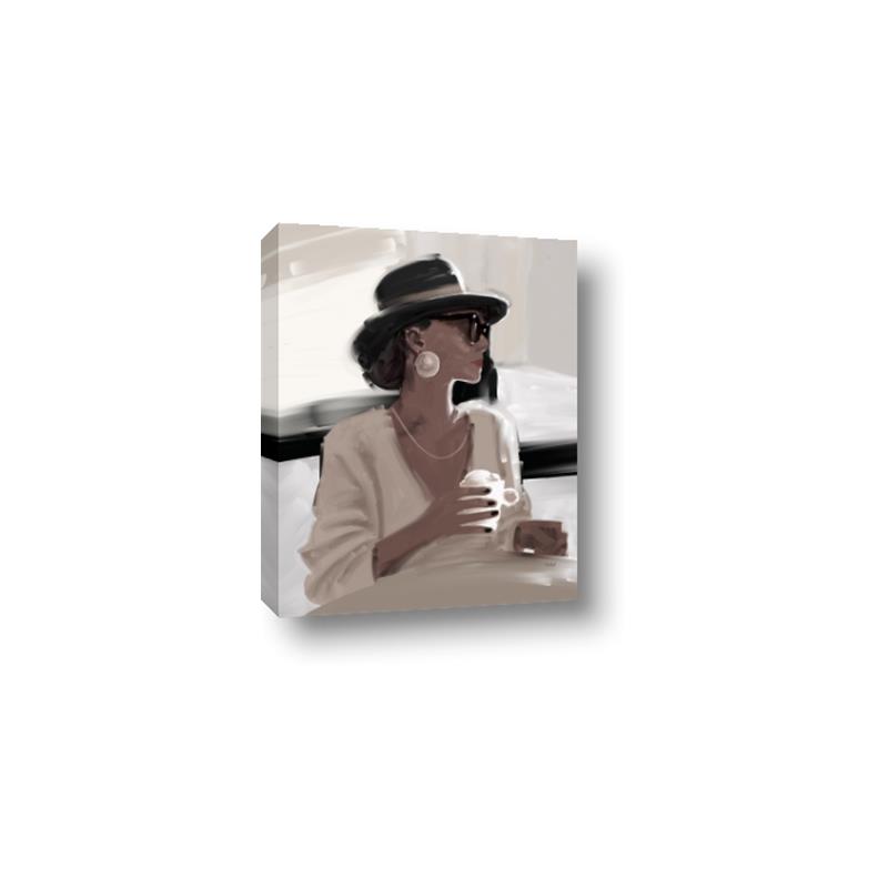 Picture of Café Girl _GroupedProduct_Rectangle_Portrait_Canvas_
