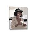 Picture of Café Girl _GroupedProduct_Rectangle_Portrait_Canvas_