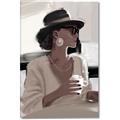 Picture of Café Girl _GroupedProduct_Rectangle_Portrait_Canvas_