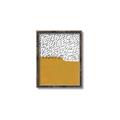 Picture of Mid Century Abstract Yellow _GroupedProduct_Rectangle_Portrait_Canvas_Framed_