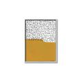 Picture of Mid Century Abstract Yellow _GroupedProduct_Rectangle_Portrait_Canvas_Framed_