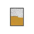 Picture of Mid Century Abstract Yellow _GroupedProduct_Rectangle_Portrait_Canvas_Framed_