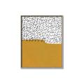 Picture of Mid Century Abstract Yellow _GroupedProduct_Rectangle_Portrait_Canvas_Framed_