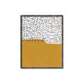 Picture of Mid Century Abstract Yellow _GroupedProduct_Rectangle_Portrait_Canvas_Framed_