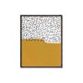 Picture of Mid Century Abstract Yellow _GroupedProduct_Rectangle_Portrait_Canvas_Framed_