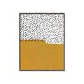 Picture of Mid Century Abstract Yellow _GroupedProduct_Rectangle_Portrait_Canvas_Framed_