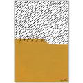 Picture of Mid Century Abstract Yellow _GroupedProduct_Rectangle_Portrait_Canvas_Framed_