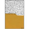 Picture of Mid Century Abstract Yellow _GroupedProduct_Rectangle_Portrait_Canvas_Framed_