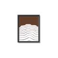 Picture of Mid Century Abstract Brown _GroupedProduct_Rectangle_Portrait_Canvas_Framed_