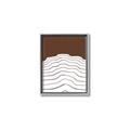 Picture of Mid Century Abstract Brown _GroupedProduct_Rectangle_Portrait_Canvas_Framed_