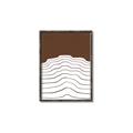 Picture of Mid Century Abstract Brown _GroupedProduct_Rectangle_Portrait_Canvas_Framed_