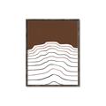 Picture of Mid Century Abstract Brown _GroupedProduct_Rectangle_Portrait_Canvas_Framed_