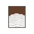 Picture of Mid Century Abstract Brown _GroupedProduct_Rectangle_Portrait_Canvas_Framed_