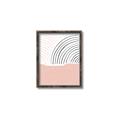 Picture of Mid Century Abstract Pink _GroupedProduct_Rectangle_Portrait_Canvas_Framed_
