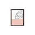 Picture of Mid Century Abstract Pink _GroupedProduct_Rectangle_Portrait_Canvas_Framed_