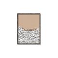 Picture of Mid Century Abstract Beige _GroupedProduct_Rectangle_Portrait_Canvas_Framed_