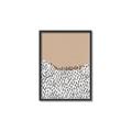 Picture of Mid Century Abstract Beige _GroupedProduct_Rectangle_Portrait_Canvas_Framed_