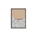Picture of Mid Century Abstract Beige _GroupedProduct_Rectangle_Portrait_Canvas_Framed_