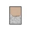 Picture of Mid Century Abstract Beige _GroupedProduct_Rectangle_Portrait_Canvas_Framed_