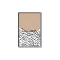 Picture of Mid Century Abstract Beige _GroupedProduct_Rectangle_Portrait_Canvas_Framed_
