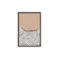 Picture of Mid Century Abstract Beige _GroupedProduct_Rectangle_Portrait_Canvas_Framed_