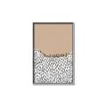 Picture of Mid Century Abstract Beige _GroupedProduct_Rectangle_Portrait_Canvas_Framed_