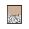 Picture of Mid Century Abstract Beige _GroupedProduct_Rectangle_Portrait_Canvas_Framed_